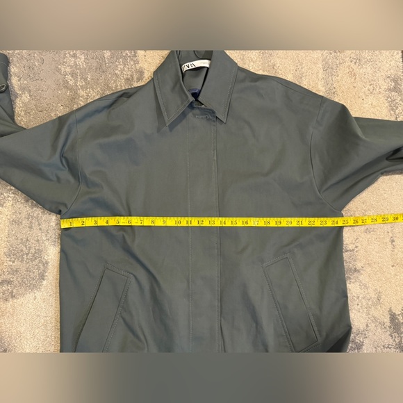 Zara Green  Button-Up Jacket - Picture 10 of 10